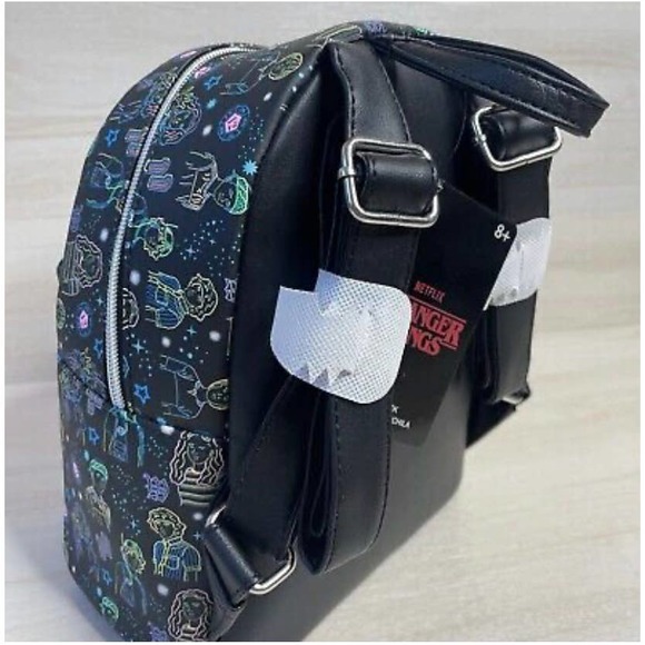 Funko Stranger Things Arcade Mini Backpack Blacklight Exclusive 2022 - Picture 5 of 11